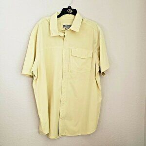 Duluth Trading Men's Button UP Shirt Short Sleeve Collared Neck‎ Size XL